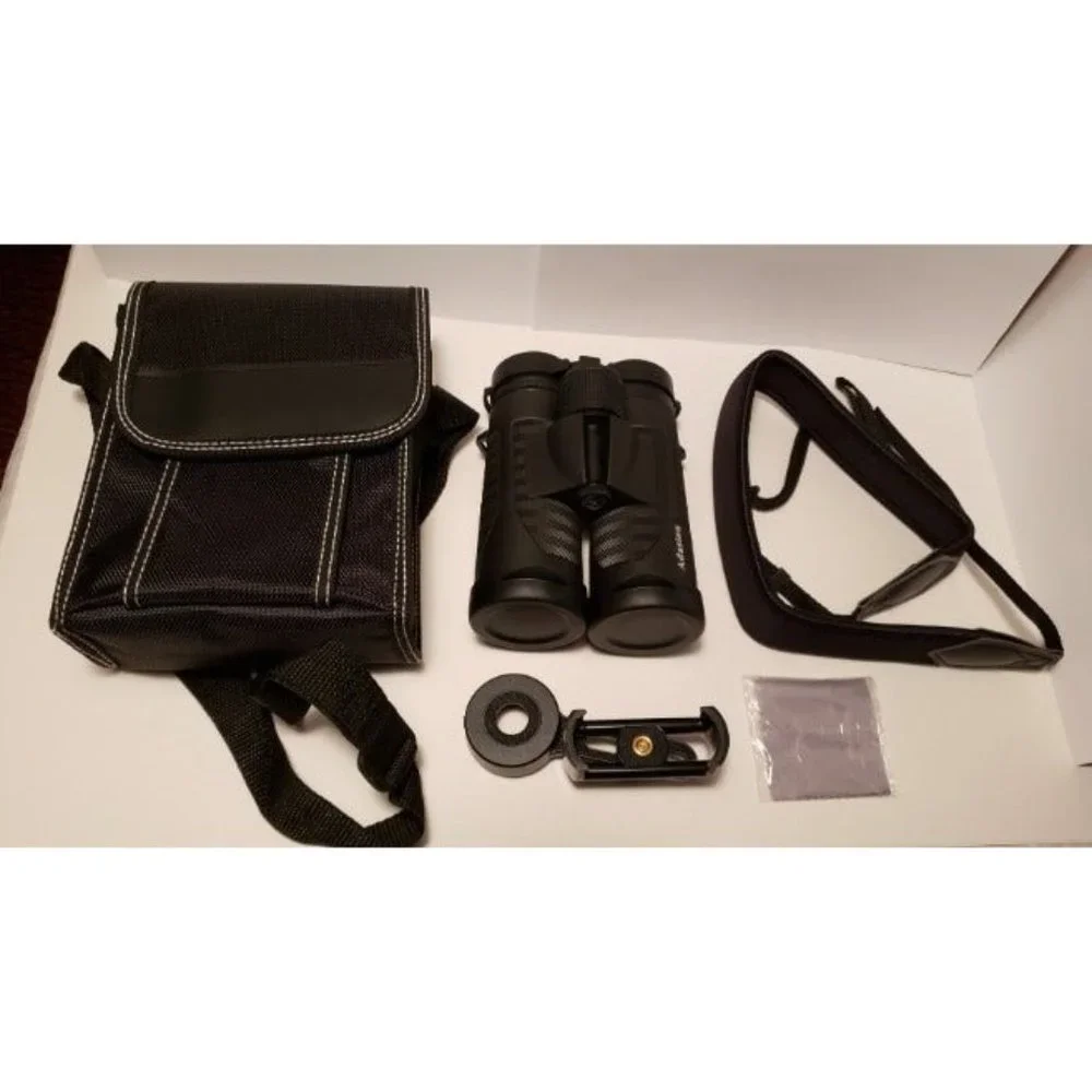 12x42 HD Binoculars for Adults High Powered with Phone Adapter and Tripod